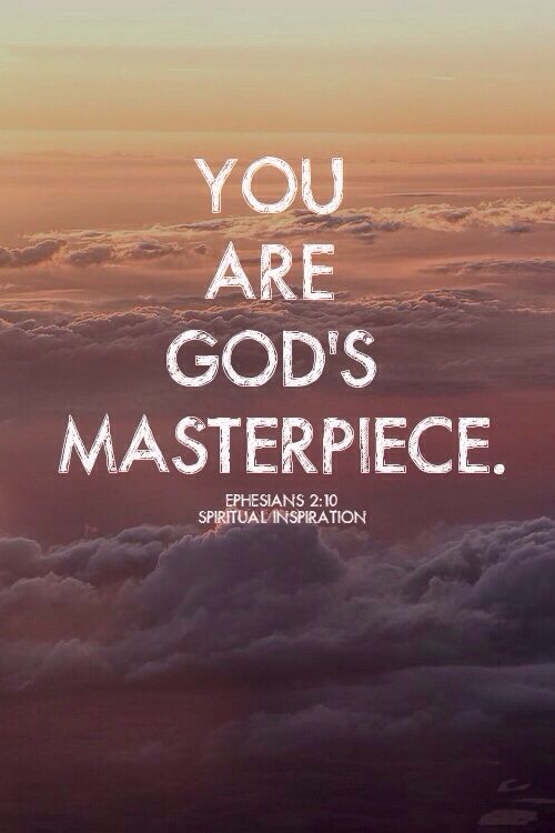 You are GOD's masterpiece – Faith Image