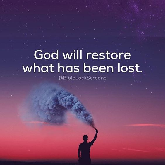 God Will Restore Your Wasted Years