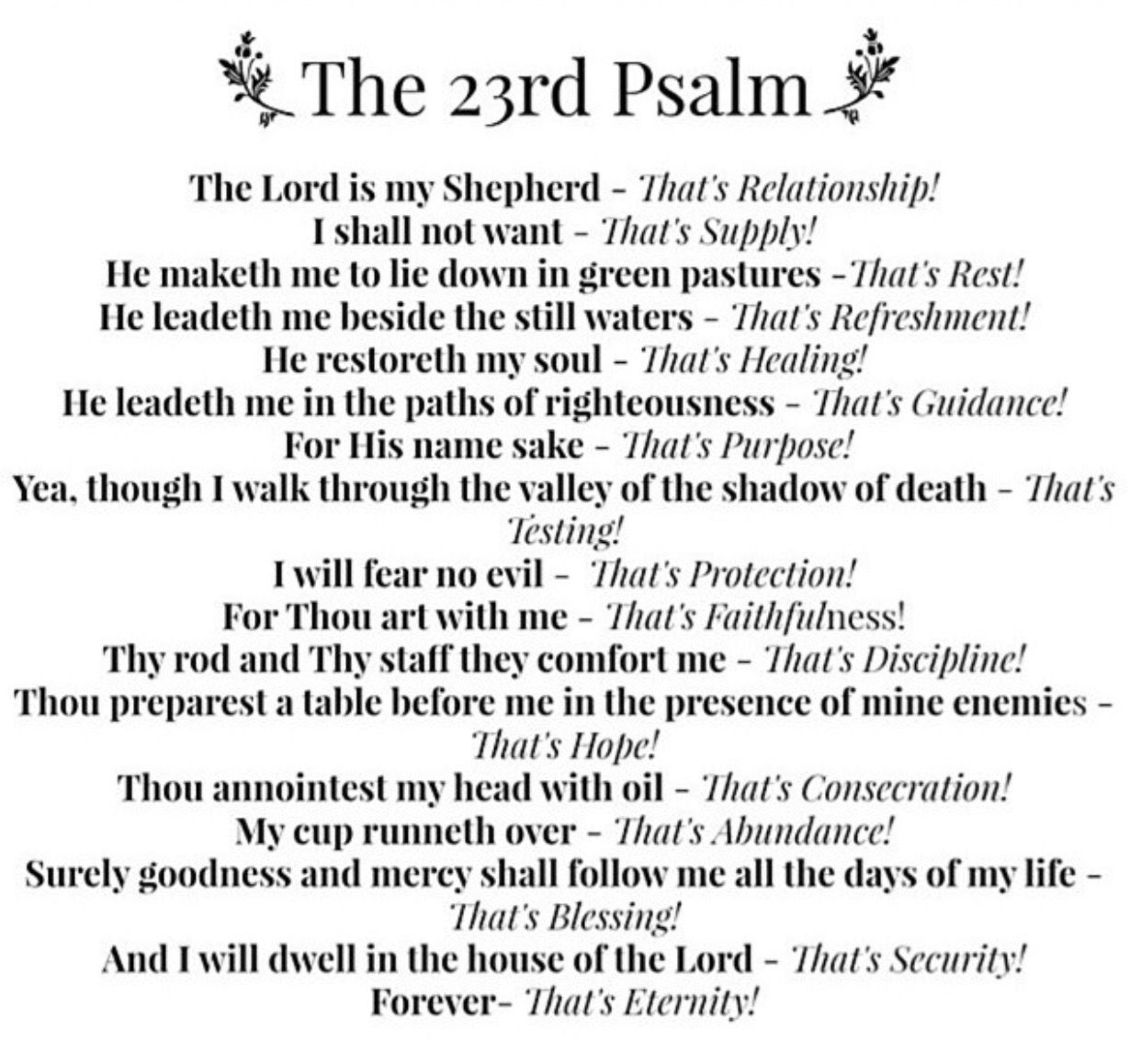 Psalm 23