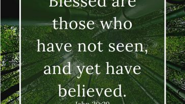 Blessed are those – Faith Image