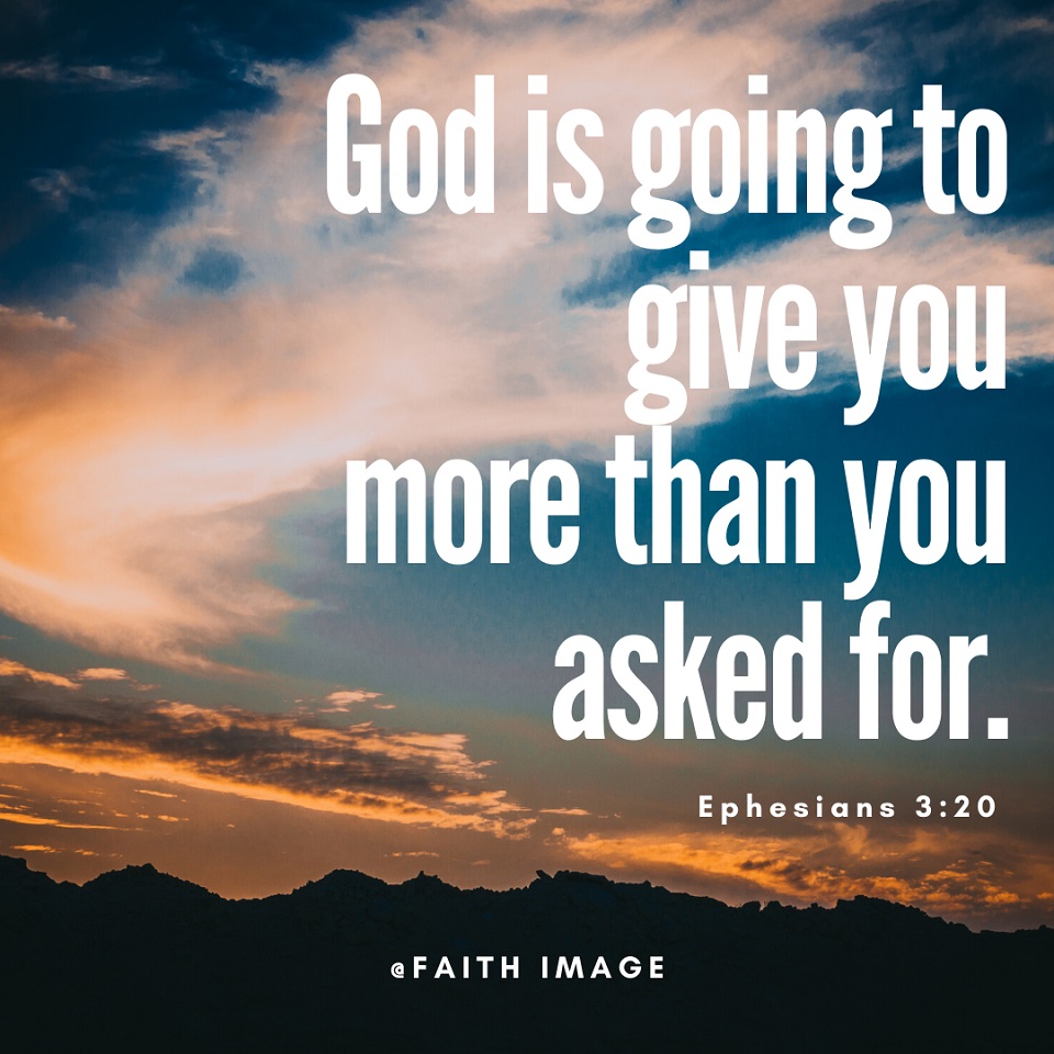 God Is Going To Give You More