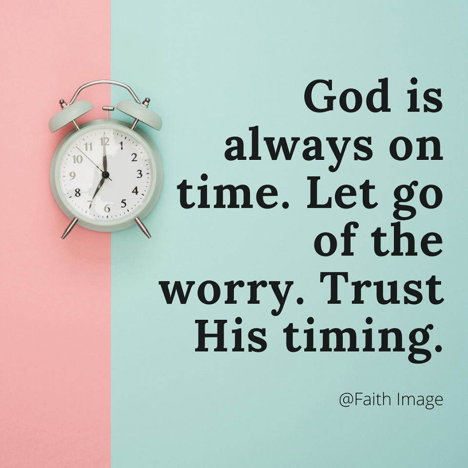 God is always on time