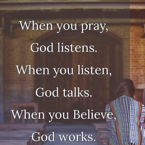When you pray