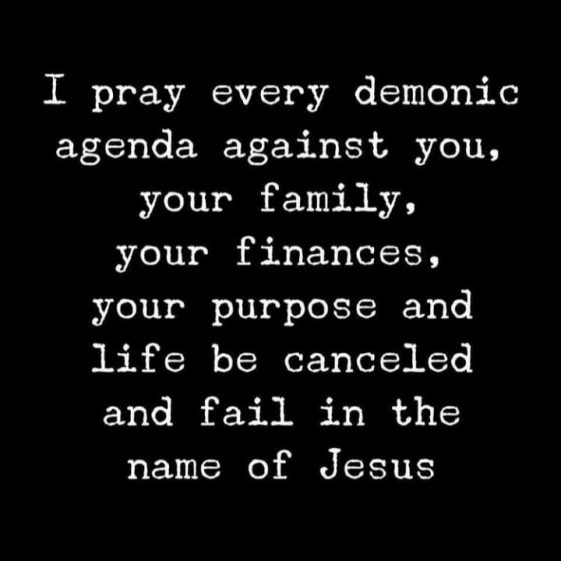 a prayer against enemies