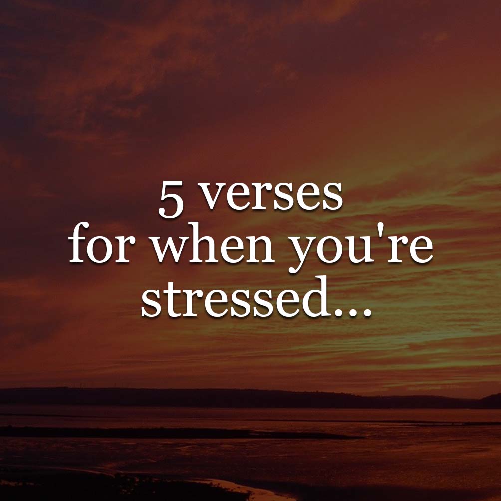 5 Verses For When You re Stressed Dunamai