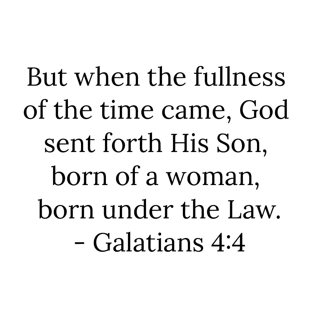 Galatians 4v4