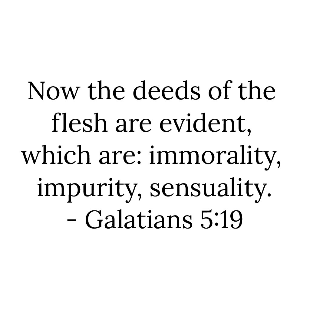 galatians 5 18-19