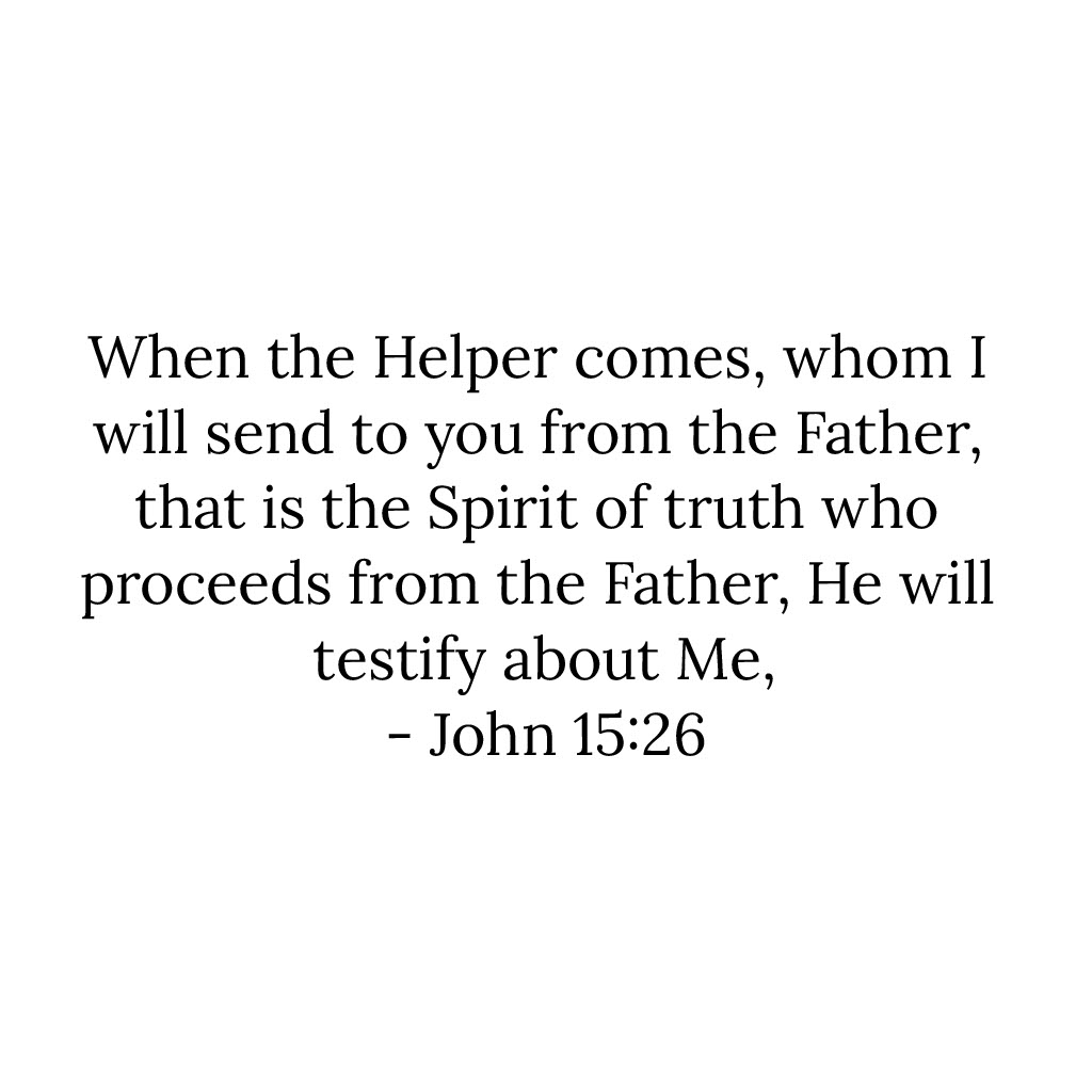 John 15v26