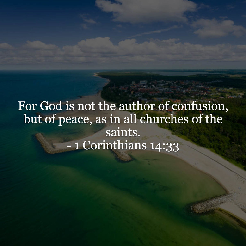 1 Corinthians 14v33