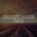 Psalms 150v1