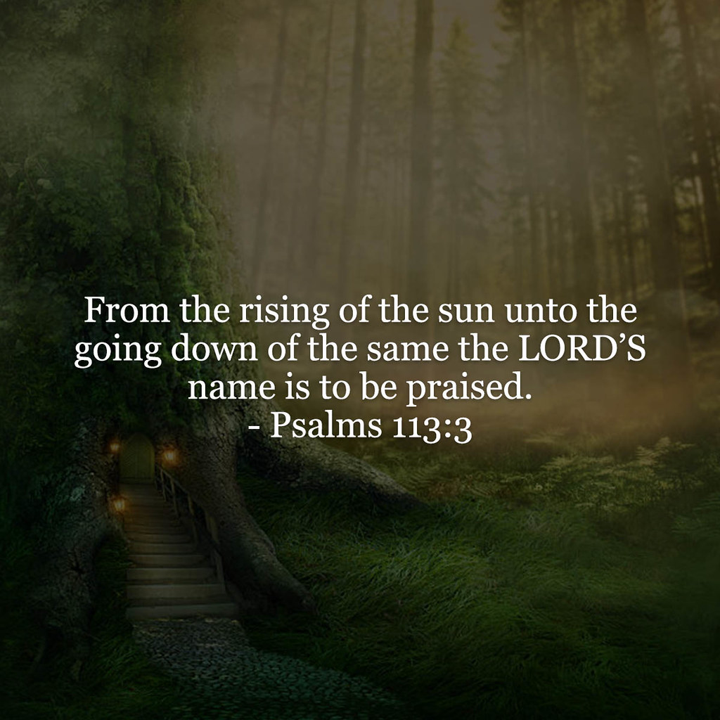 Psalms 113v3