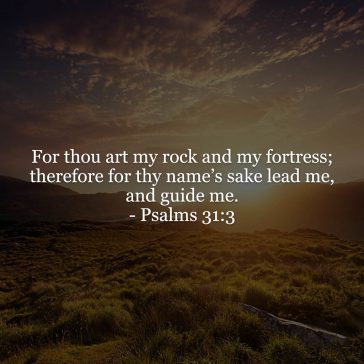 Psalms 31v3