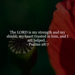 Psalms 28v7