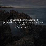 Proverbs 28v1