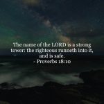 Proverbs 18v10