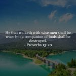 Proverbs 13v20