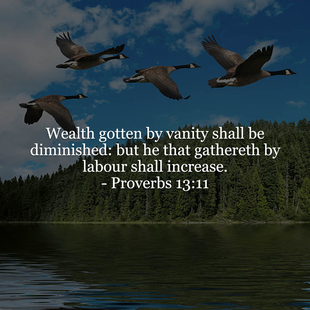 Proverbs 13v11