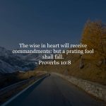 Proverbs 10v8