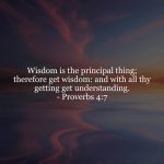 Proverbs 4v7