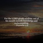 Proverbs 2v6