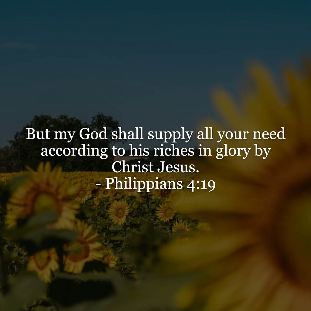 Philippians 4v19