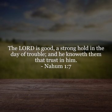 Nahum 1v7