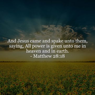 Matthew 28v18