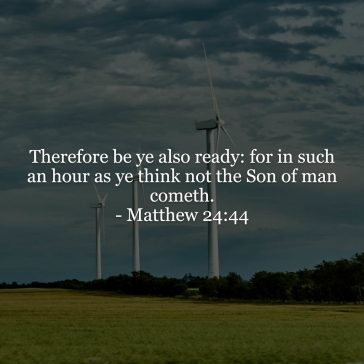 Matthew 24v44