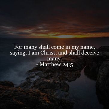 Matthew 24v5