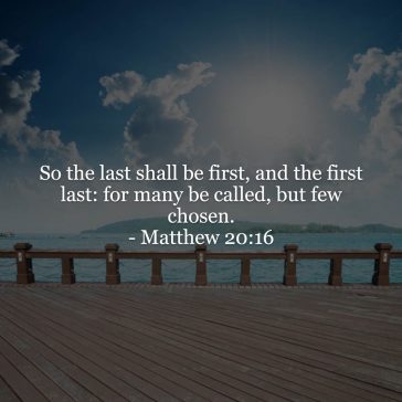 Matthew 20v16