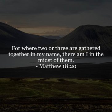 Matthew 18v20