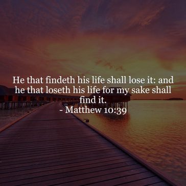 Matthew 10v39