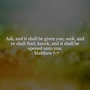 Matthew 7v7