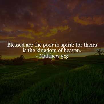 Matthew 5v3