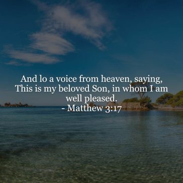 Matthew 3v17