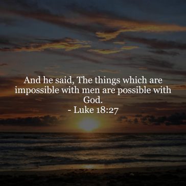 Luke 18v27