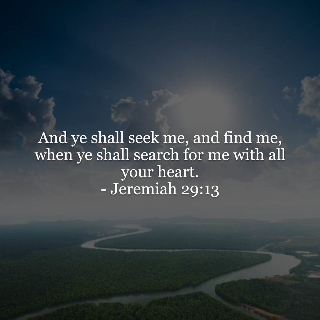 Jeremiah 29v13