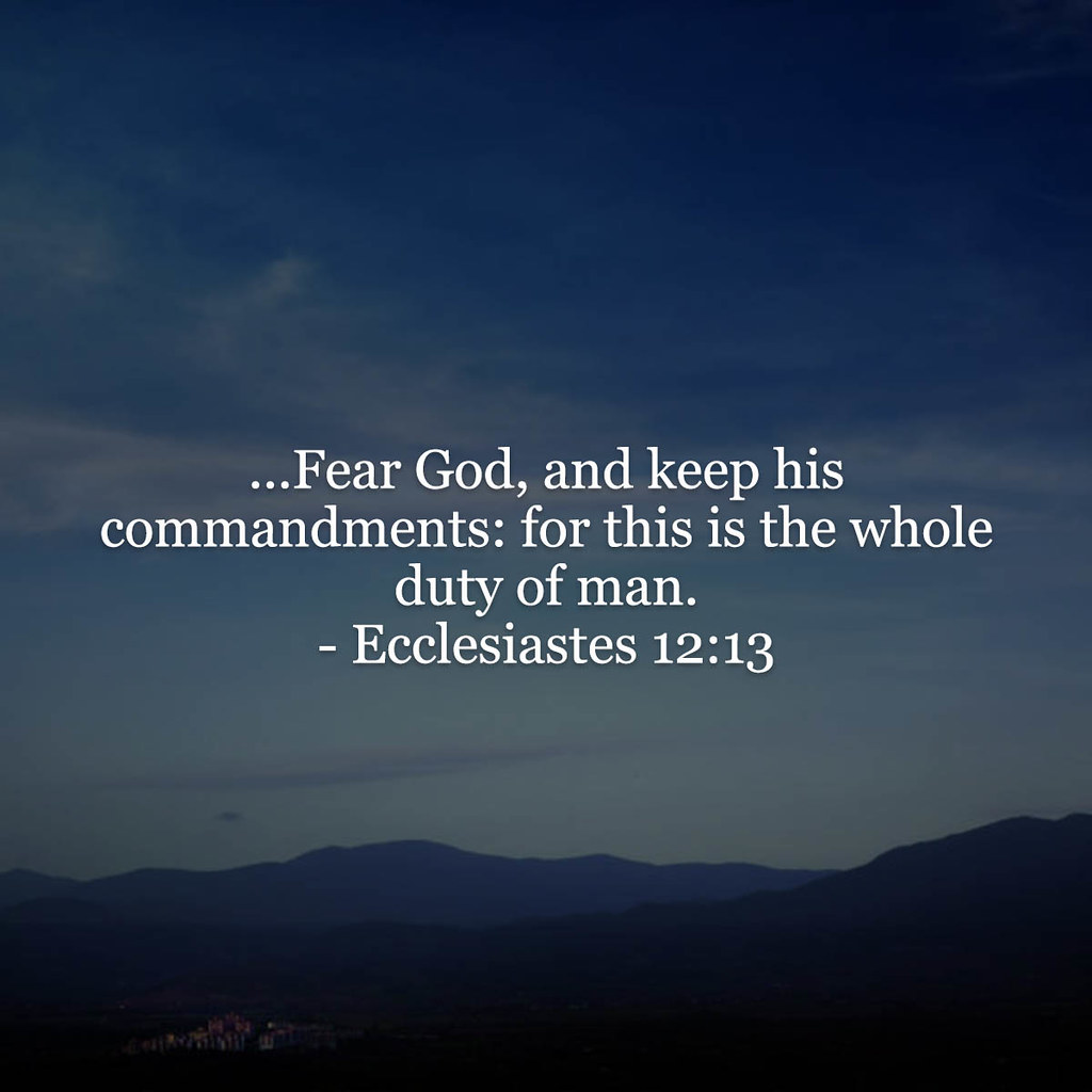 Ecclesiastes 12v13