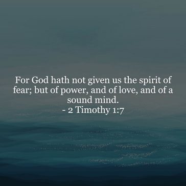 2 Timothy 1v7