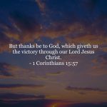 1 Corinthians 15v57