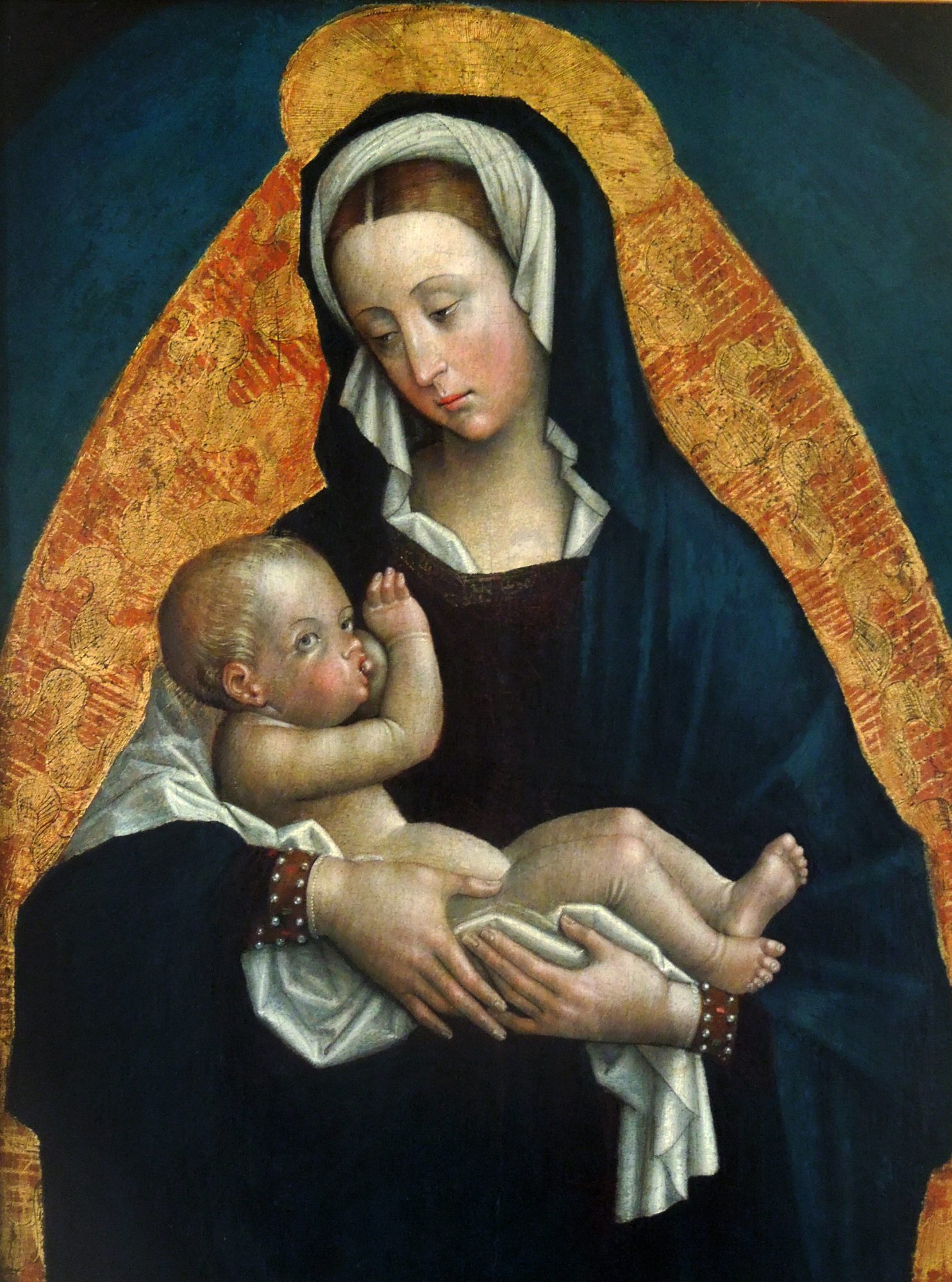 The Virgin Nursing Infant Jesus